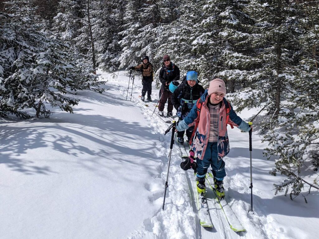 sortie scolaire initiation ski montagne st-pierre