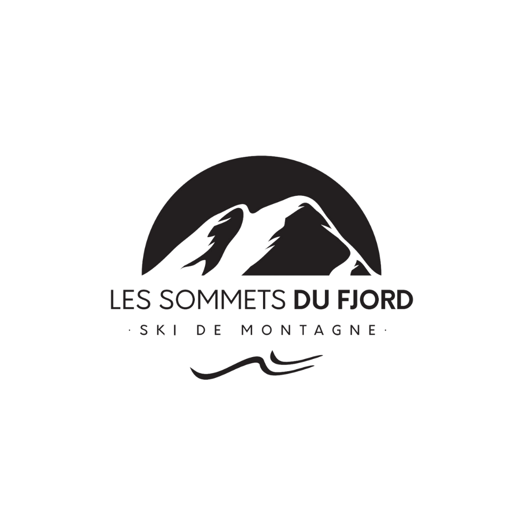 logo sommets du fjord noir