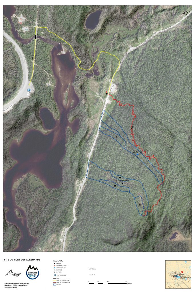 Mont des Allemands FQME Fédération Québecoise de Montagne et d'Escalade