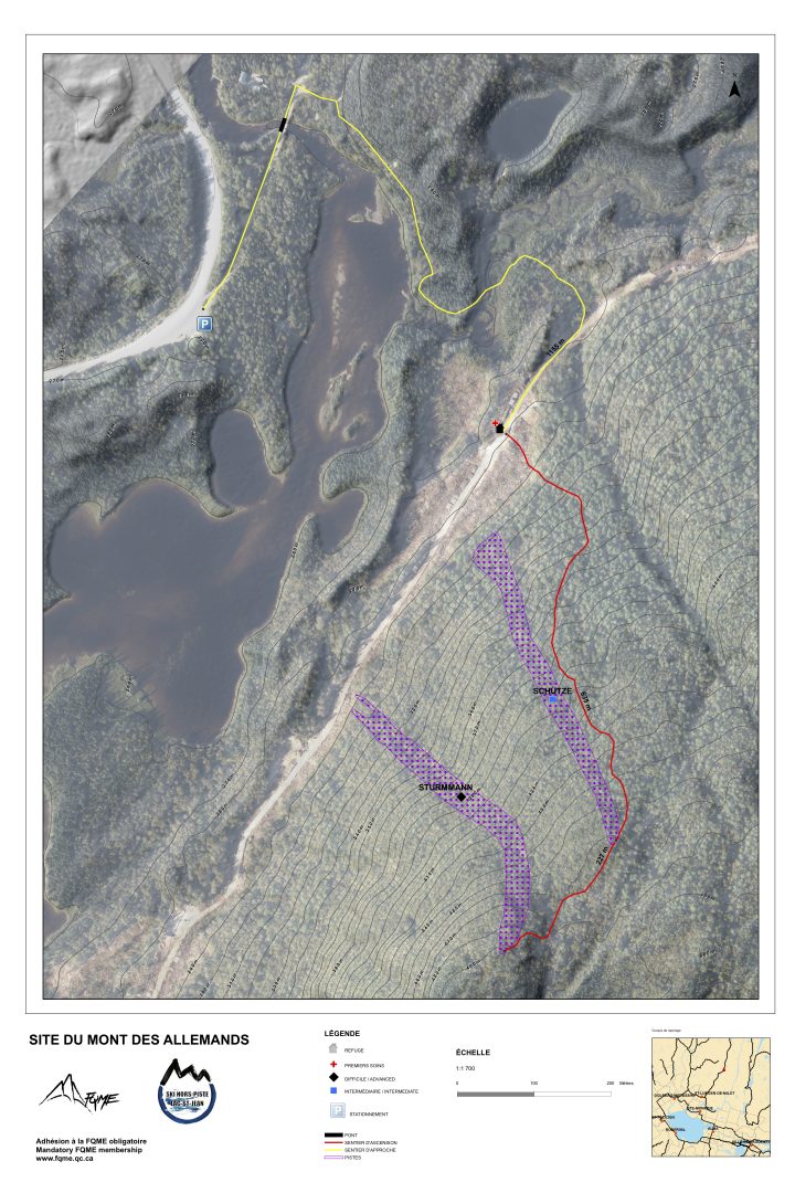 Mont des Allemands FQME Fédération Québecoise de Montagne et d'Escalade