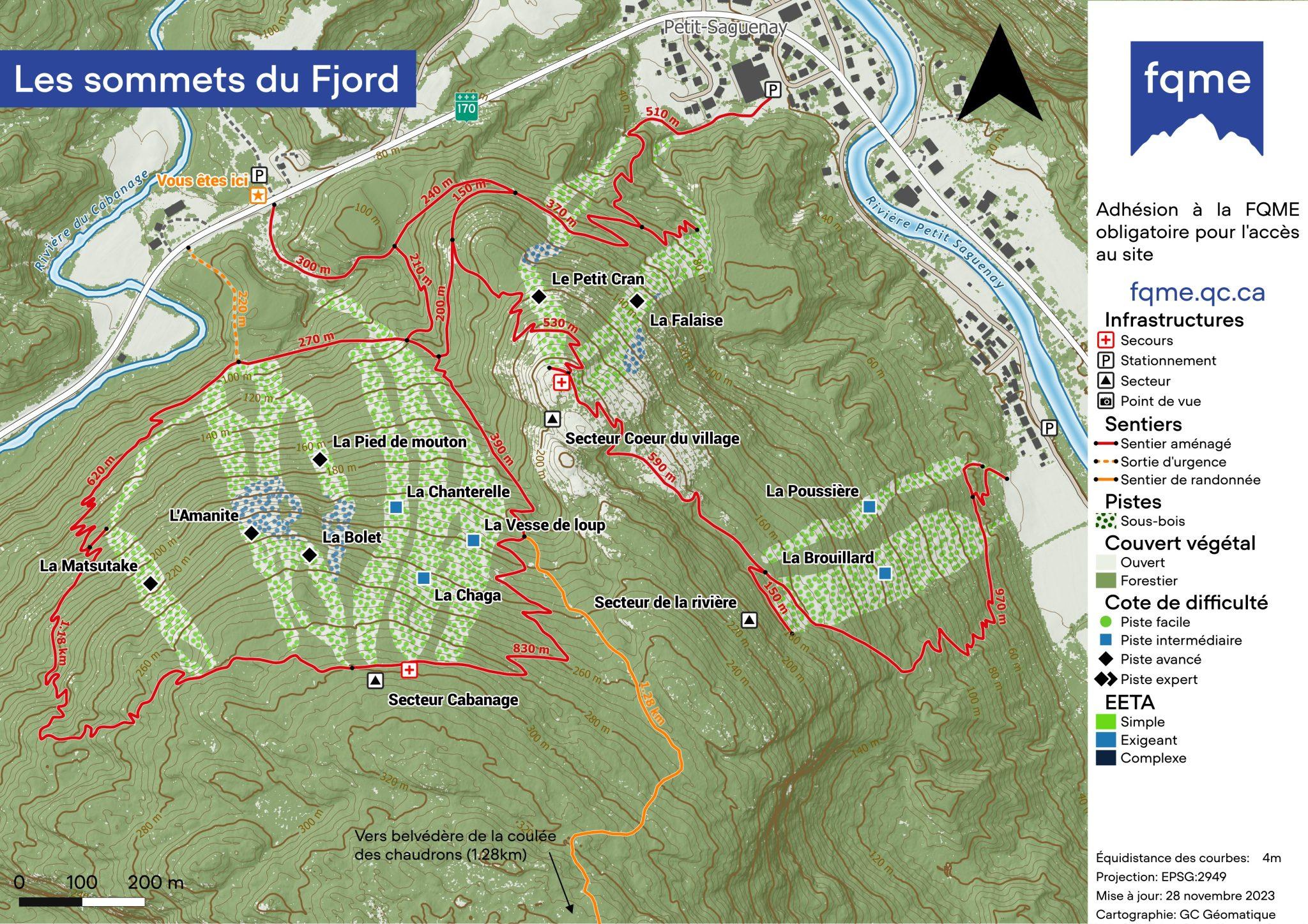 Les Sommets du Fjord (Petit Saguenay) FQME Fédération Québecoise de
